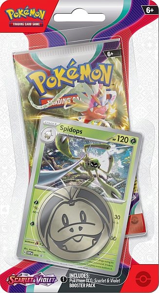 Pokemon TCG Scarlet & Violet Blister Spidops