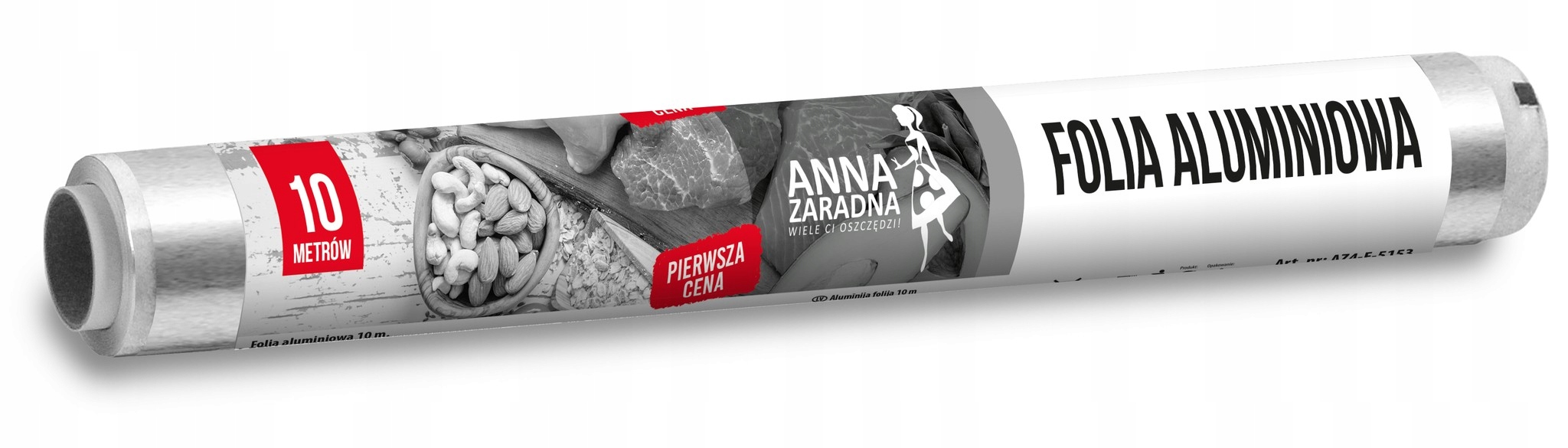 FOLIA ALUMINIOWA 10 M ROLKA DO PIECZENIA NA GRILLA