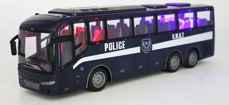 Autobus Policja Bus Zdalnie sterowany QH866-4 Wiek dziecka 3 lata +