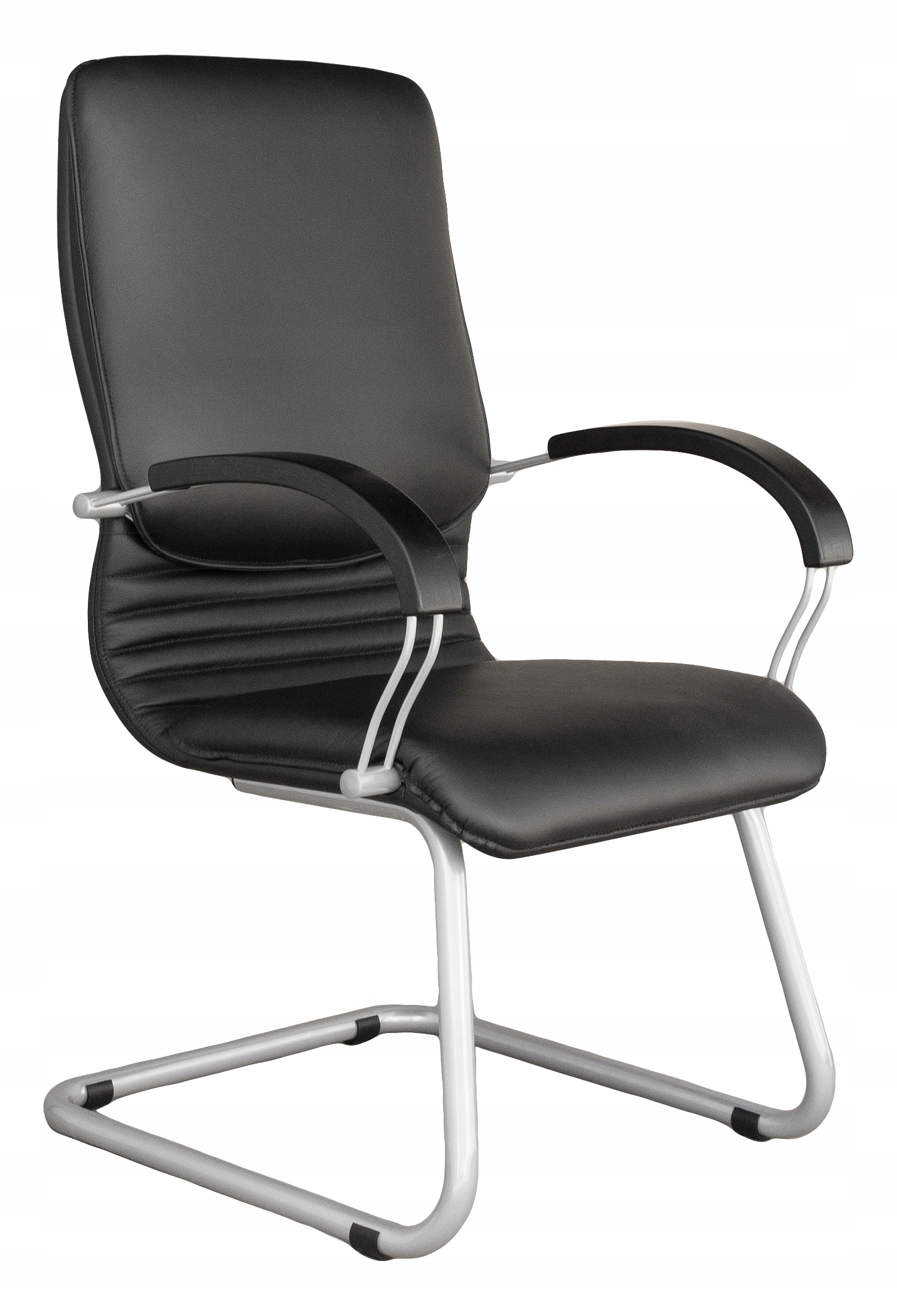 Krzesło biurowe stacjonarne Nova czarne Nowy Styl