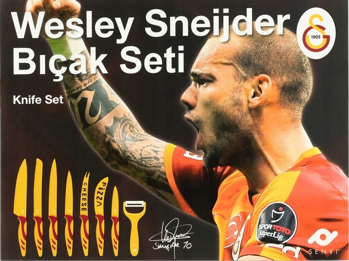 

Zestaw Noży Kuchennych 7+1 Wesley Sneijder