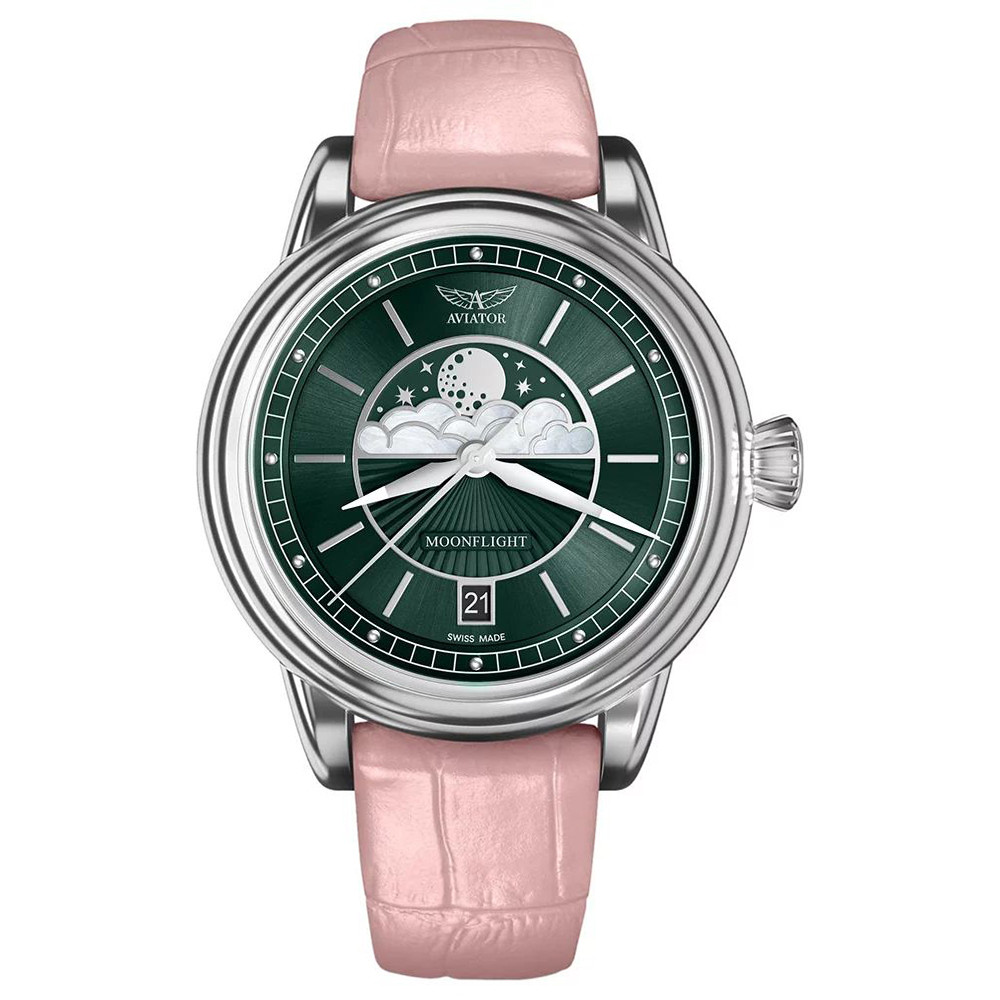 Dámské hodinky Aviator V.1.33.0.262.4PM růžové