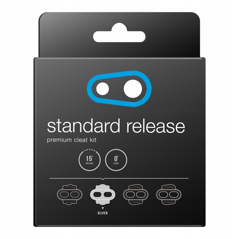 Bloki do pedałów Crank Brothers Standard Release 15/0' silver