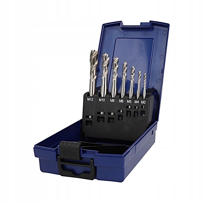 Torzní strojní závitníky M3-M12 Hss Komplet 4700-0032 Dkm