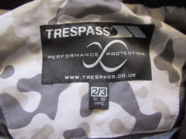 TRESPASS KOMBINEZON CIEPŁY R.92-98 Płeć chłopcy