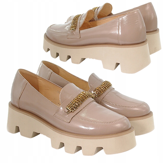 Dámské mokasíny Laura Messi Pohodlné Jarní Polské 36 Kožené boty