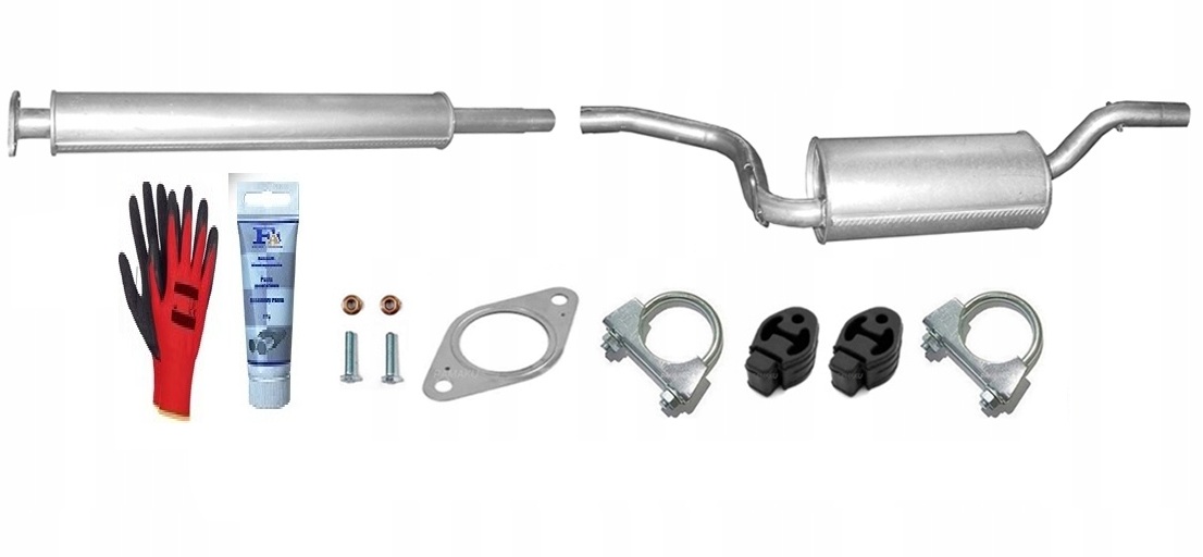 Ford Focus C-max 1.6 1.8 2.0 2003-2010 Tlumiče sada+bonus