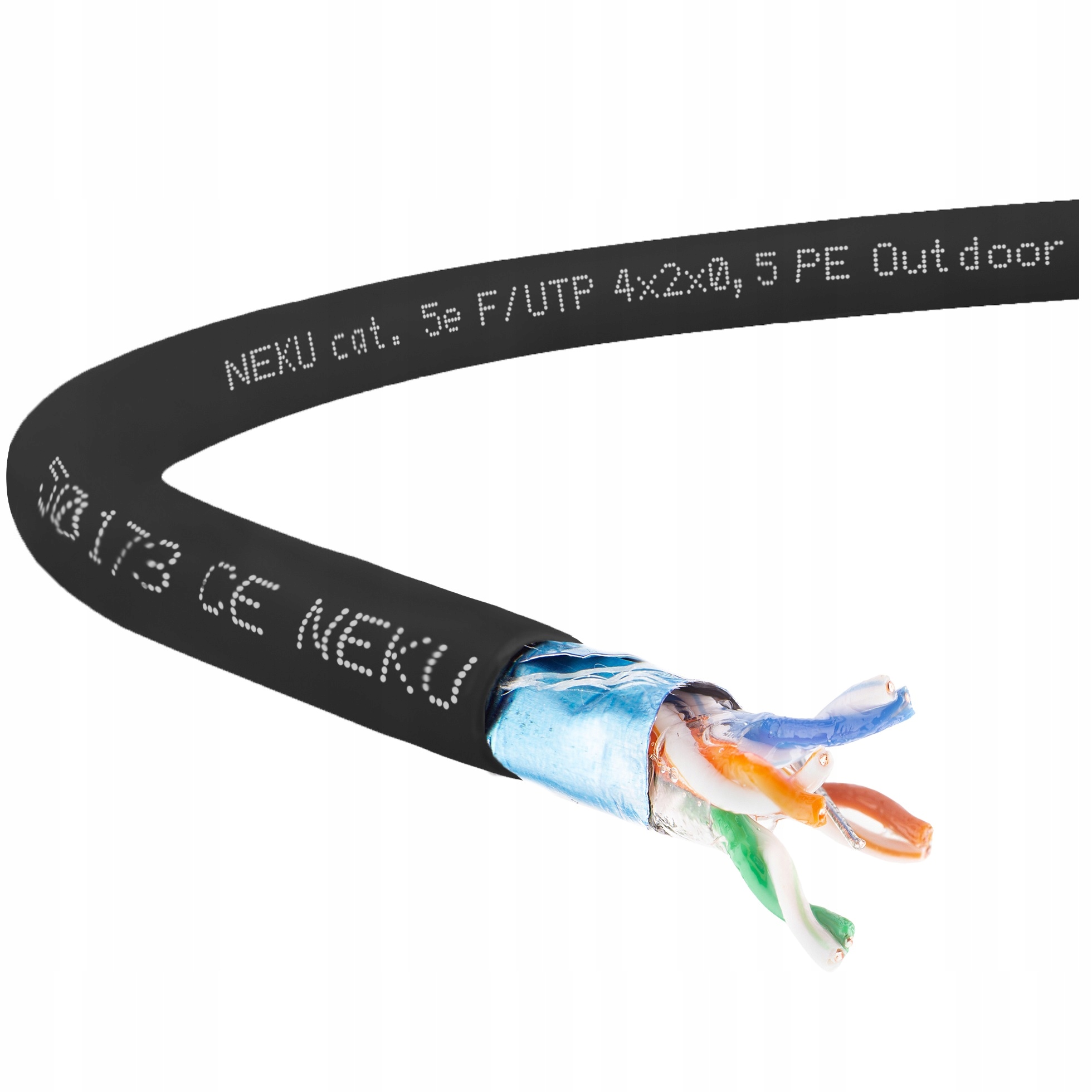 

Neku Kabel skrętka Ftp kat.5e żelowany ziemny Cu