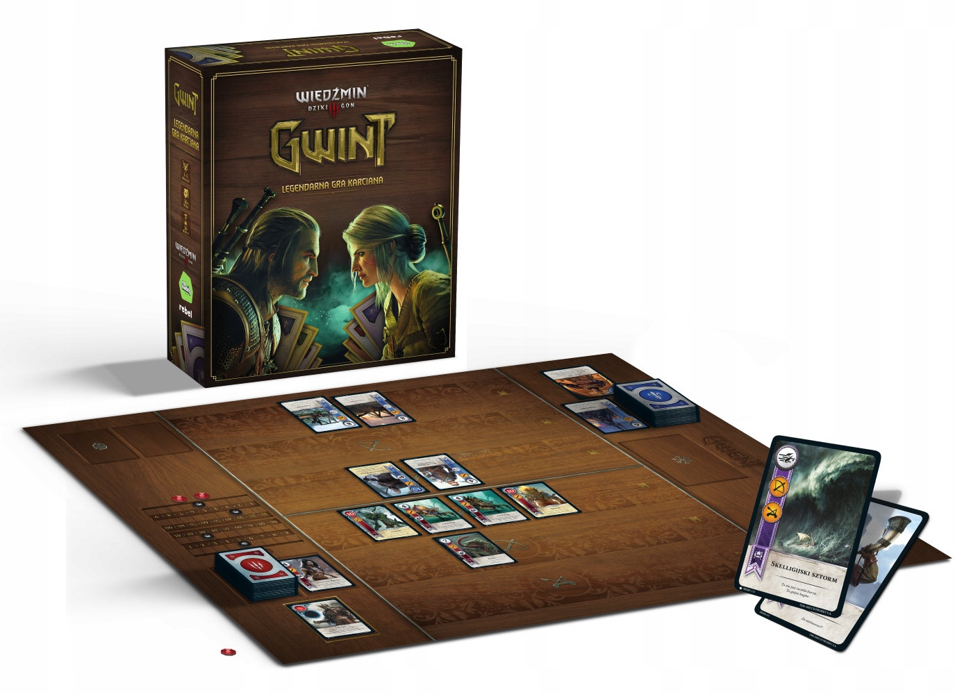 GWINT - LEGENDARNA GRA KARCIANA - WIEDŹMIN - REBEL