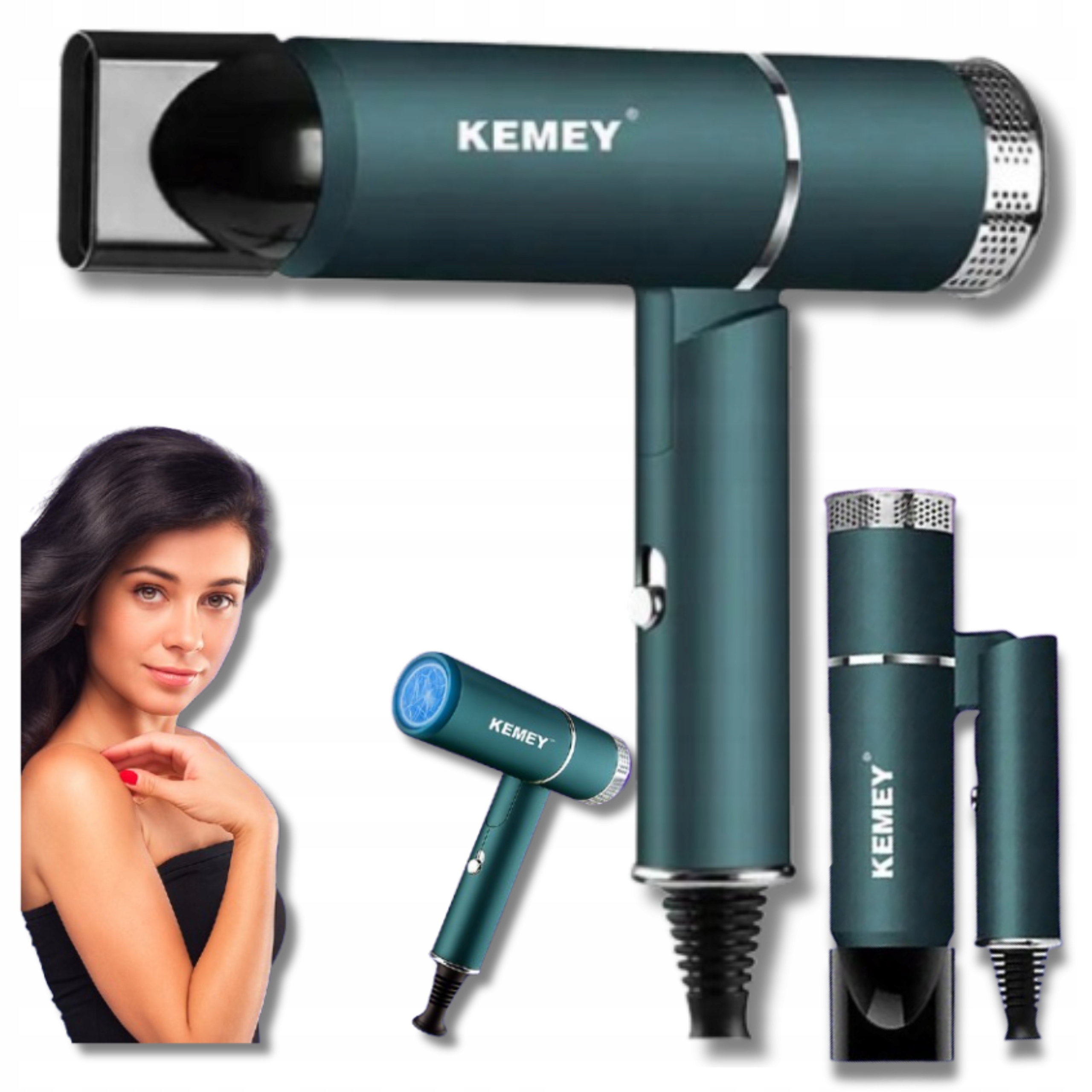 Składana Suszarka Do Włosów Turystyczna Mała Jonizacja Lekka