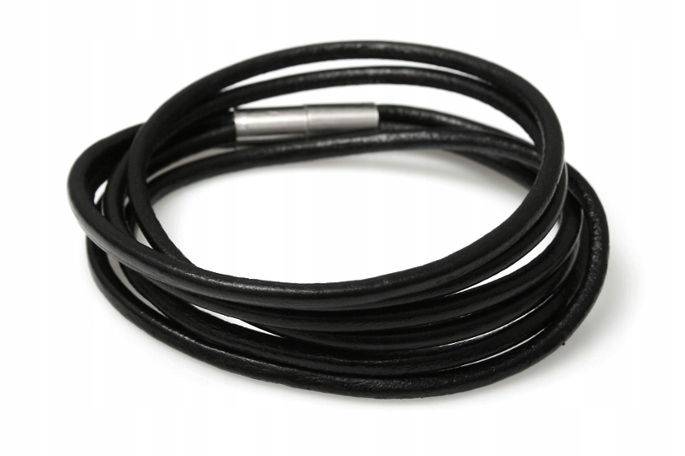 SKÓRZANA MAGNETYCZNA BRANSOLETKA MĘSKA ar829