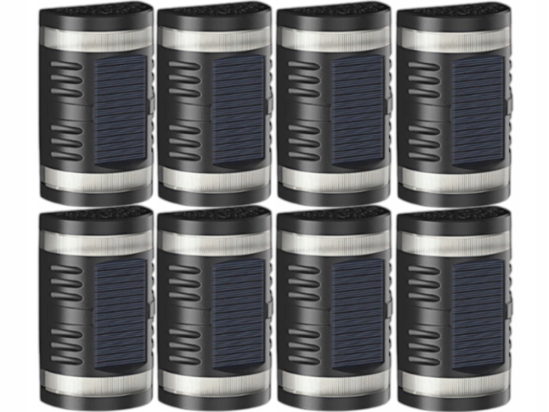 8 x Solární lampa Terasová Led Senzor Den/Noc