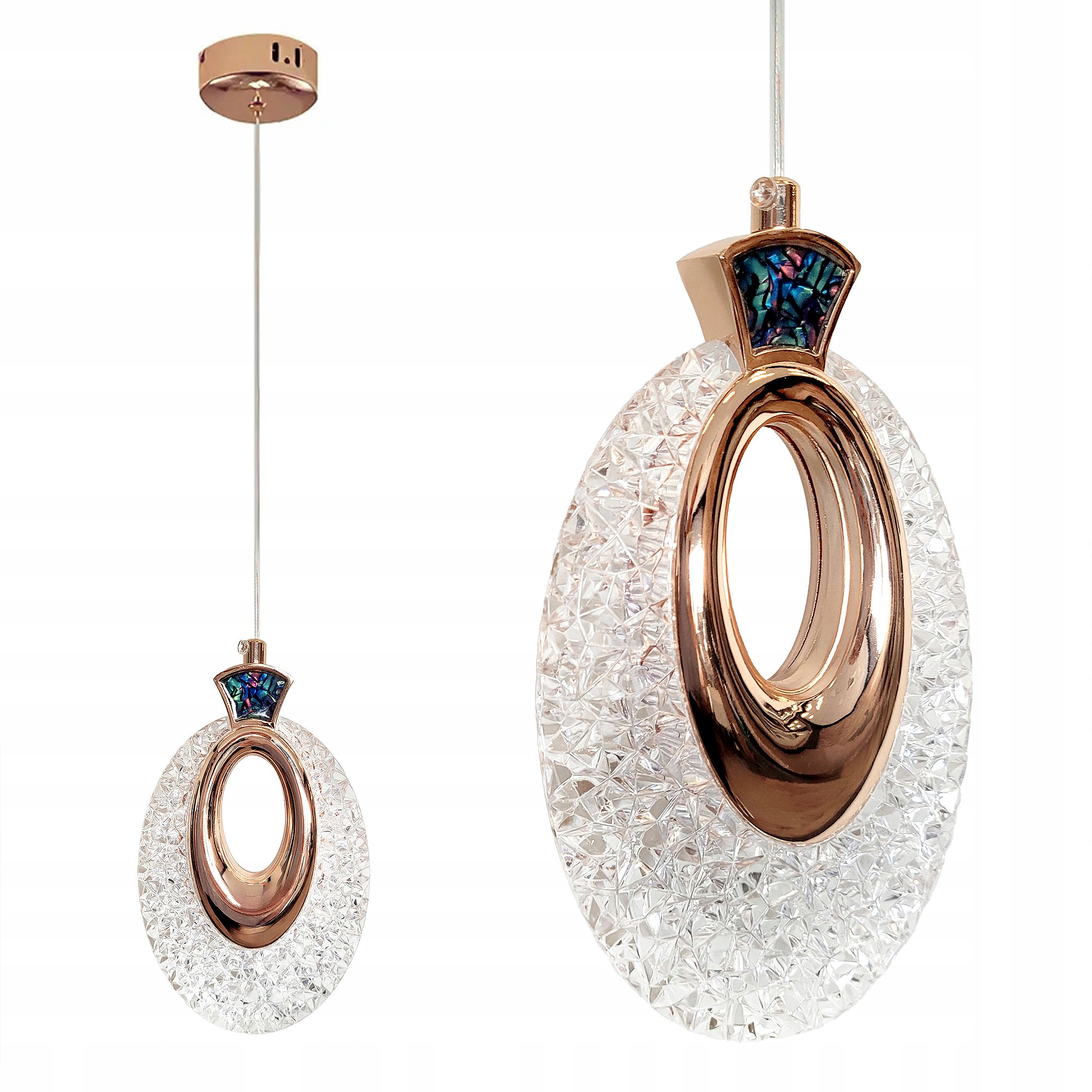 Toolight Lampa LHJ109-1CP Zlatá