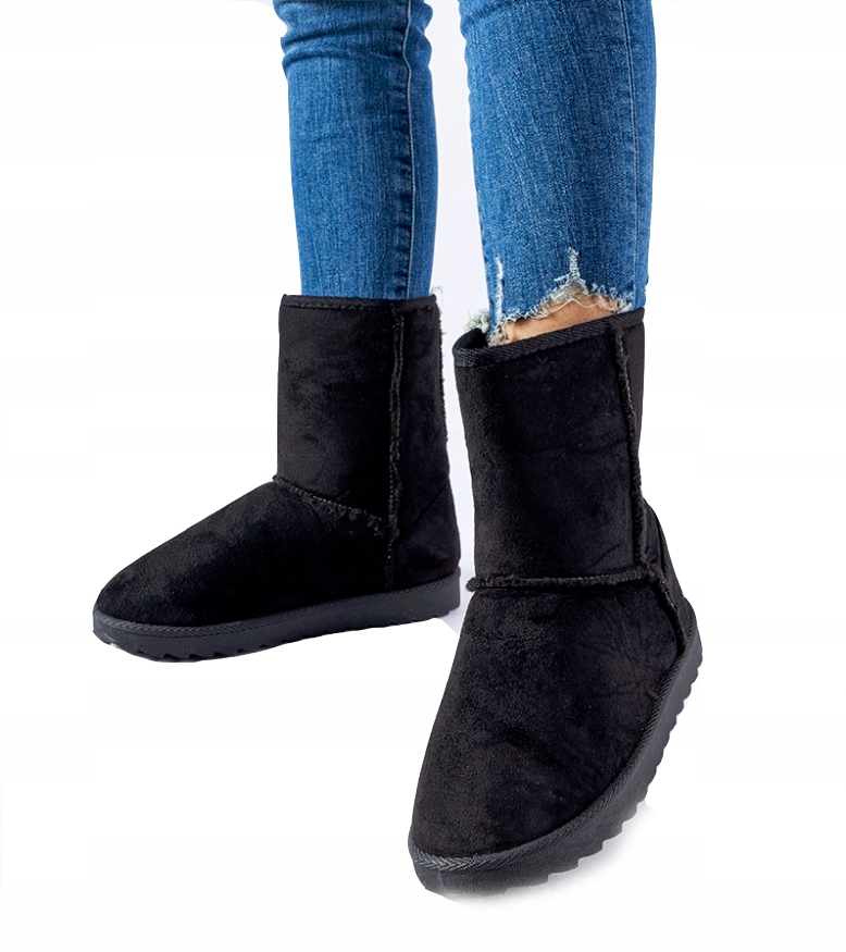 Buty Damskie Ocieplane Śniegowce Emu SINSAY czarne r.42