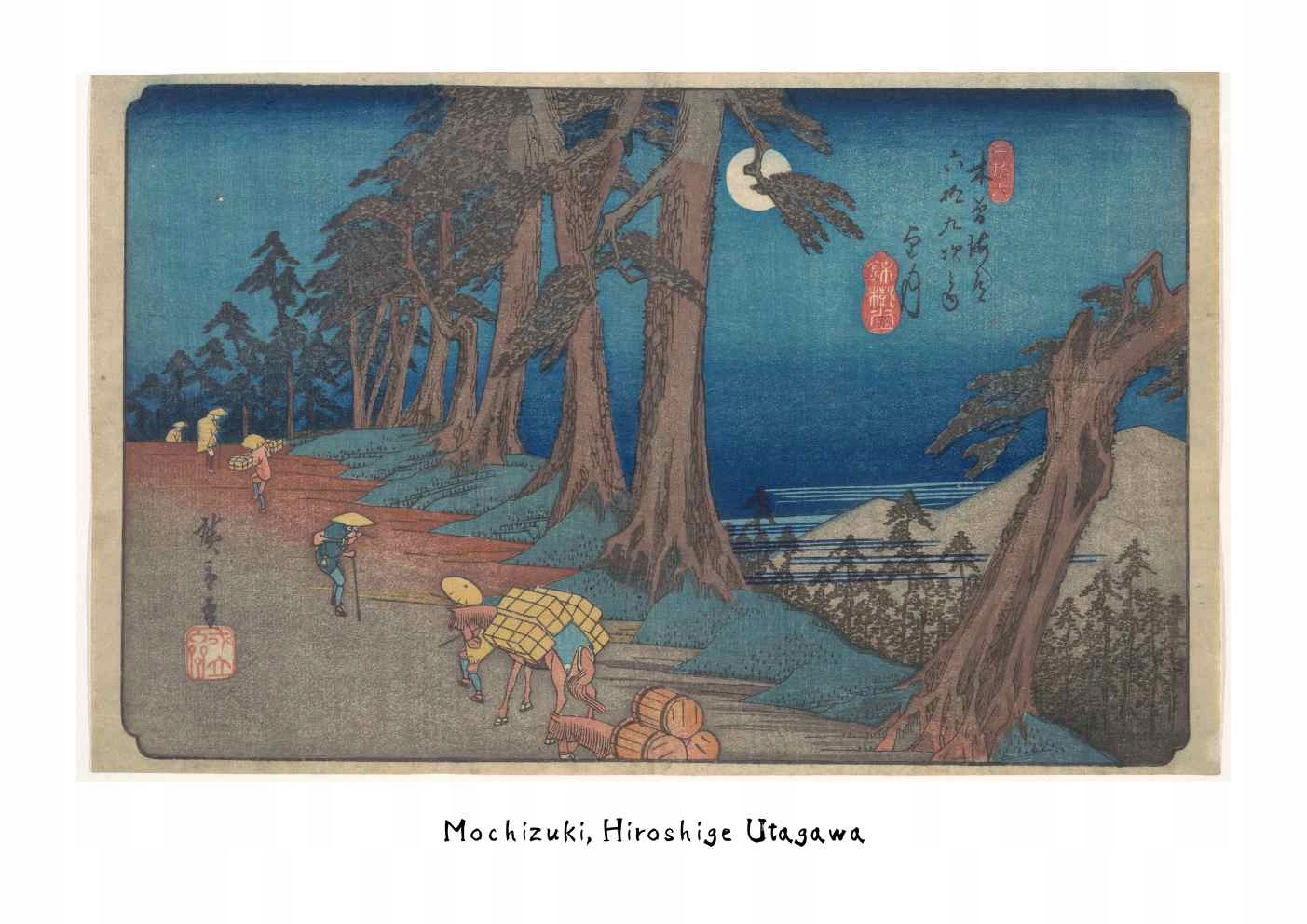 Kopia drzeworytu Utagawa Hiroshige A2 bez ramy