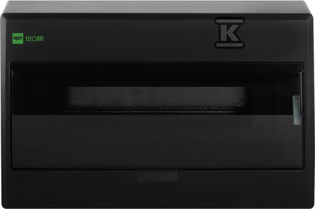 Rozdz.n/t 1X12M Elegant IP40 Pe+n Černá