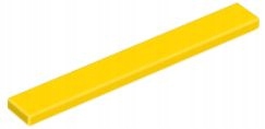 LEGO PŁYTKA GŁADKA 1X8 ŻÓŁTA NR 4162