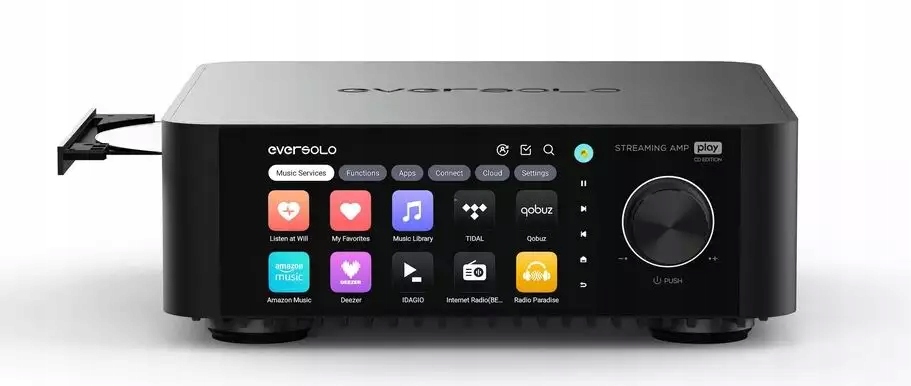 EverSolo PLAY CD Edition - wzmacniacz all-in-one z CD, streaming, EQ, phono