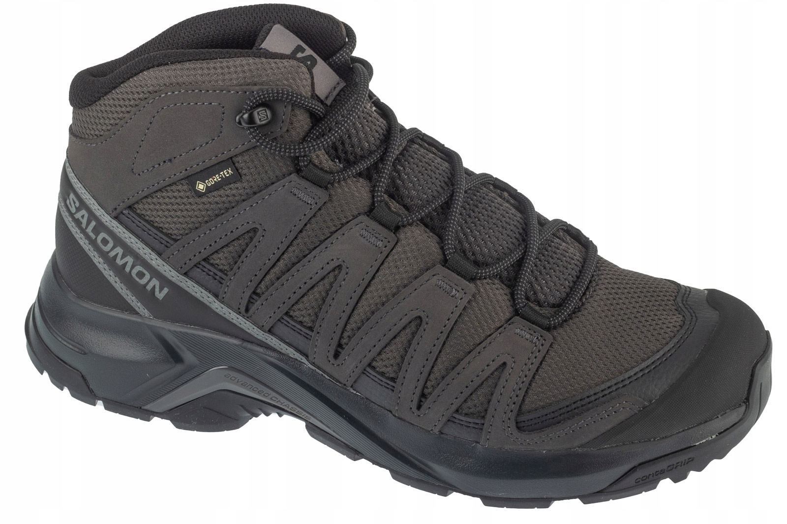 Salomon X-adventure Recon Gtx [46] Trekkingové boty pro muže, šedá síťovina
