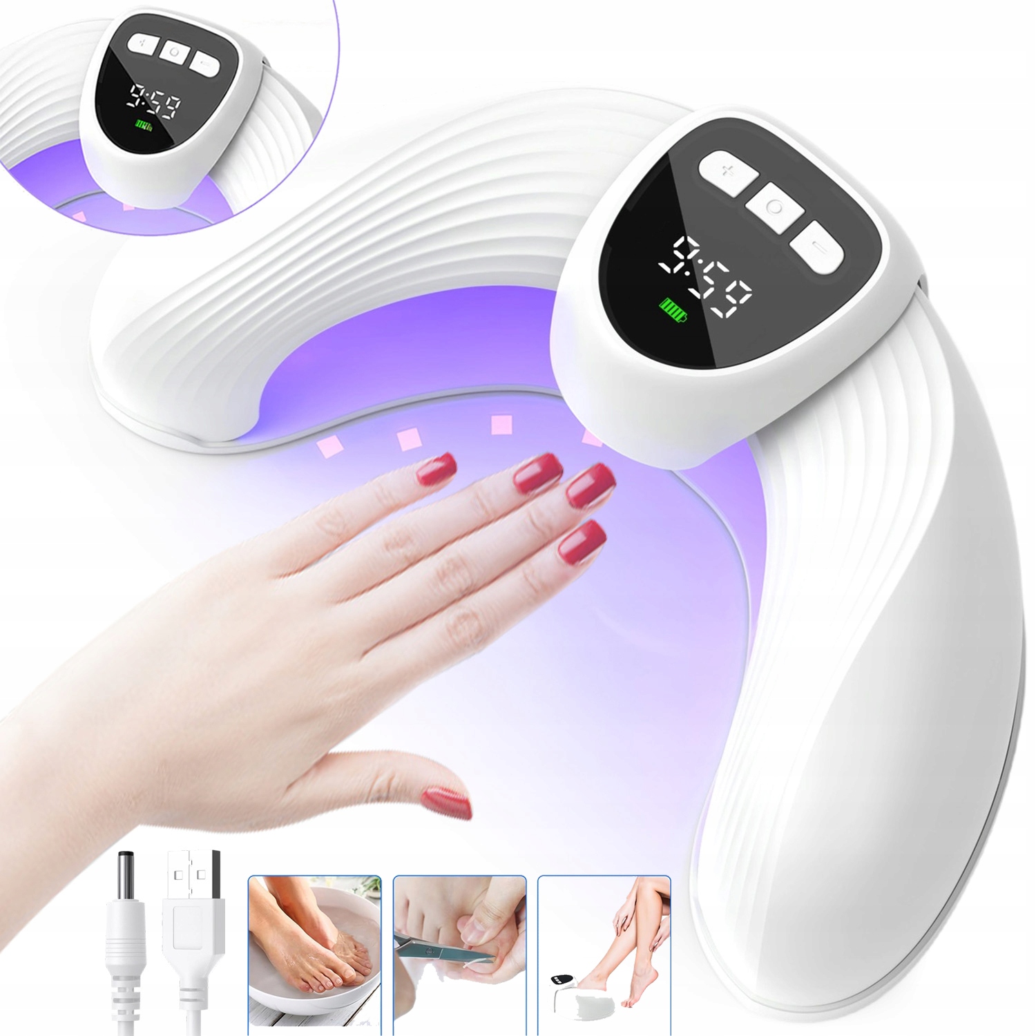 Laserové Zařízení Pro Léčbu Mykózy Nehtů, Bezbolestné, Účinné, 45 W