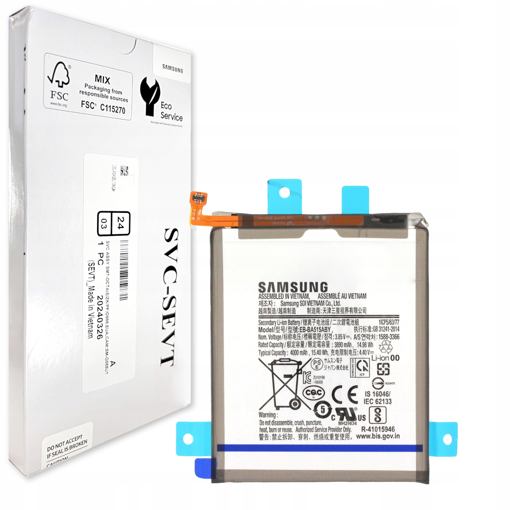 Oryginalna Bateria EB-BA515ABY do Samsung Galaxy A51 SM-A515