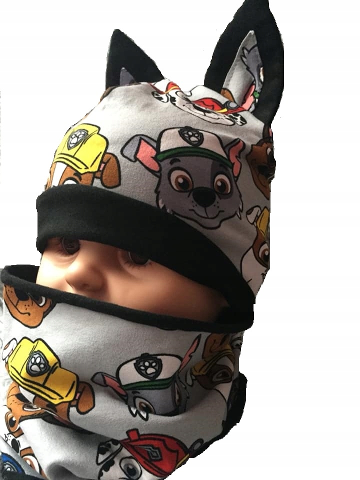 CZAPKA+KOMIN PSI PATROL JESIEN-WIOSNA