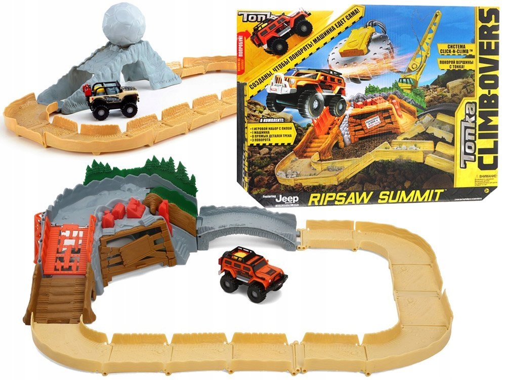 

Hasbro Zestaw 2w1 Tor Tonka 2 x autka Jeep ZA2776