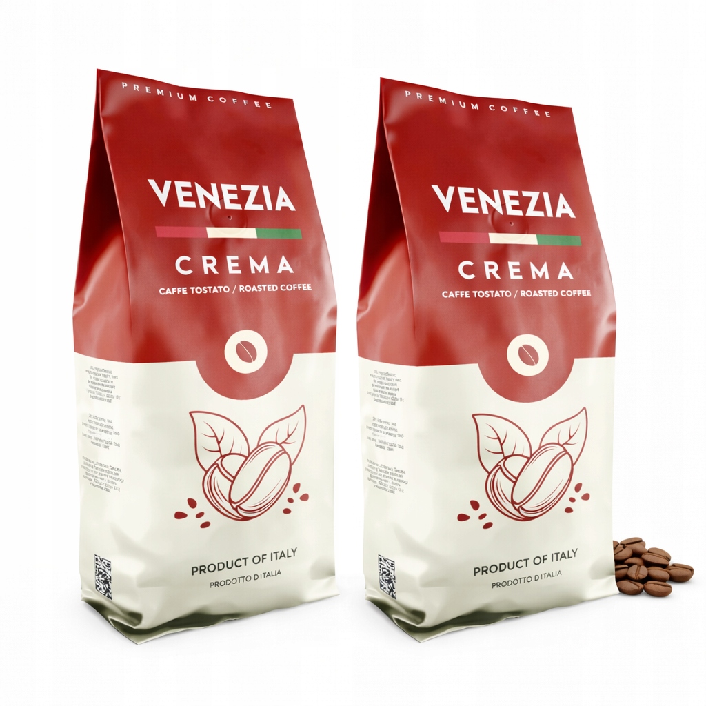 Levně Káva zrnková 1 kg Venezia Crema do kávovaru 1000 g