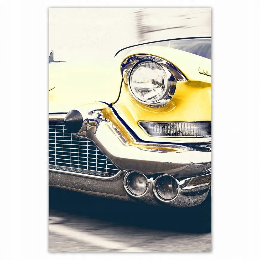 

Plakat 62x93 Żółty Cadillac