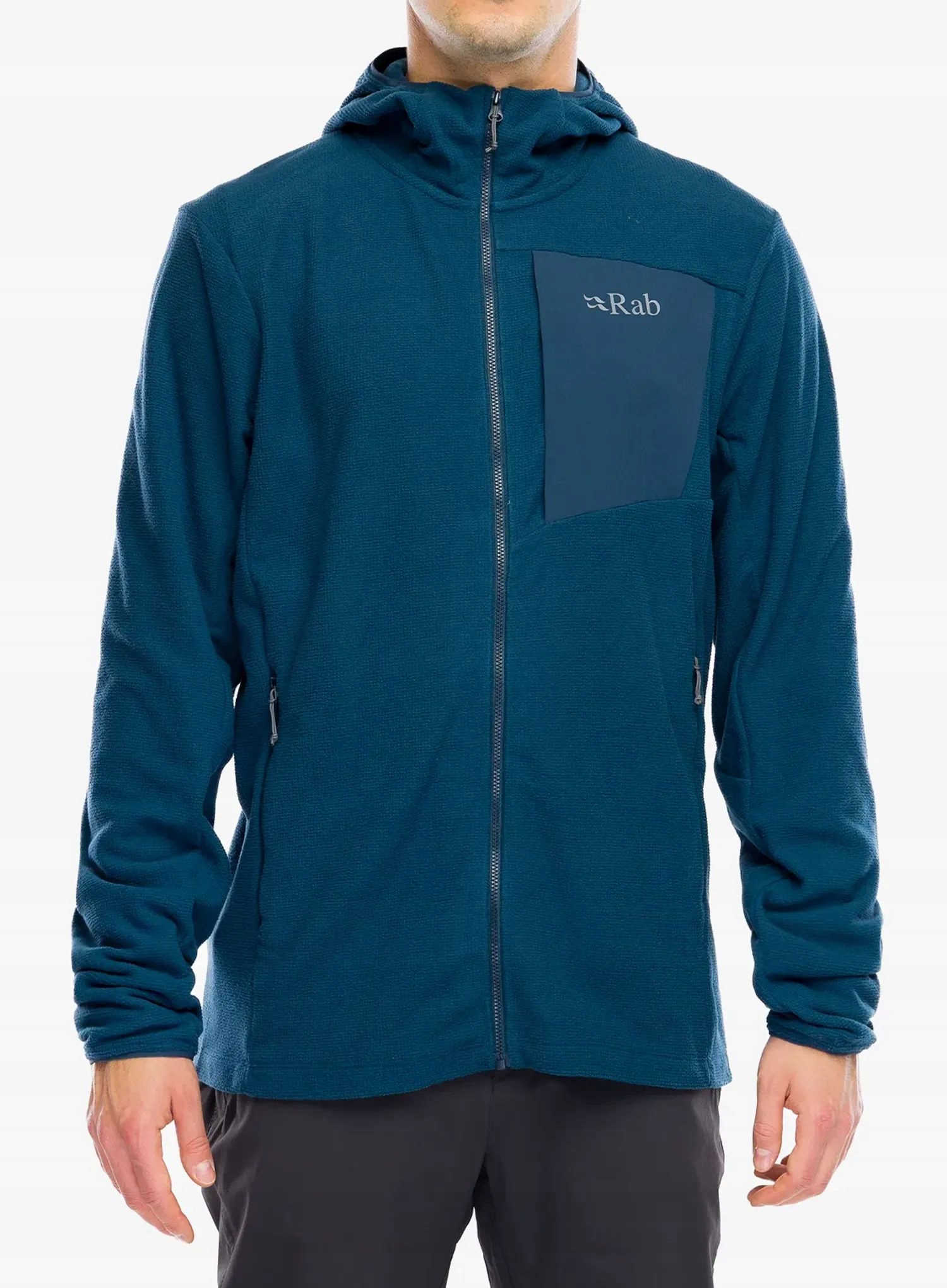 Rozepínací mikina Rab Tecton Hoody tempest blue L