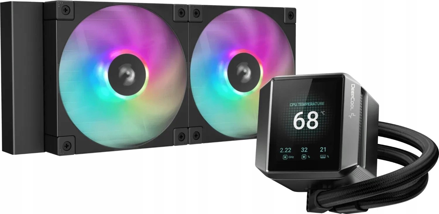 Chłodzenie wodne Deepcool Mystique 240 Argb (R-LX550-BKADSNC-G-1)