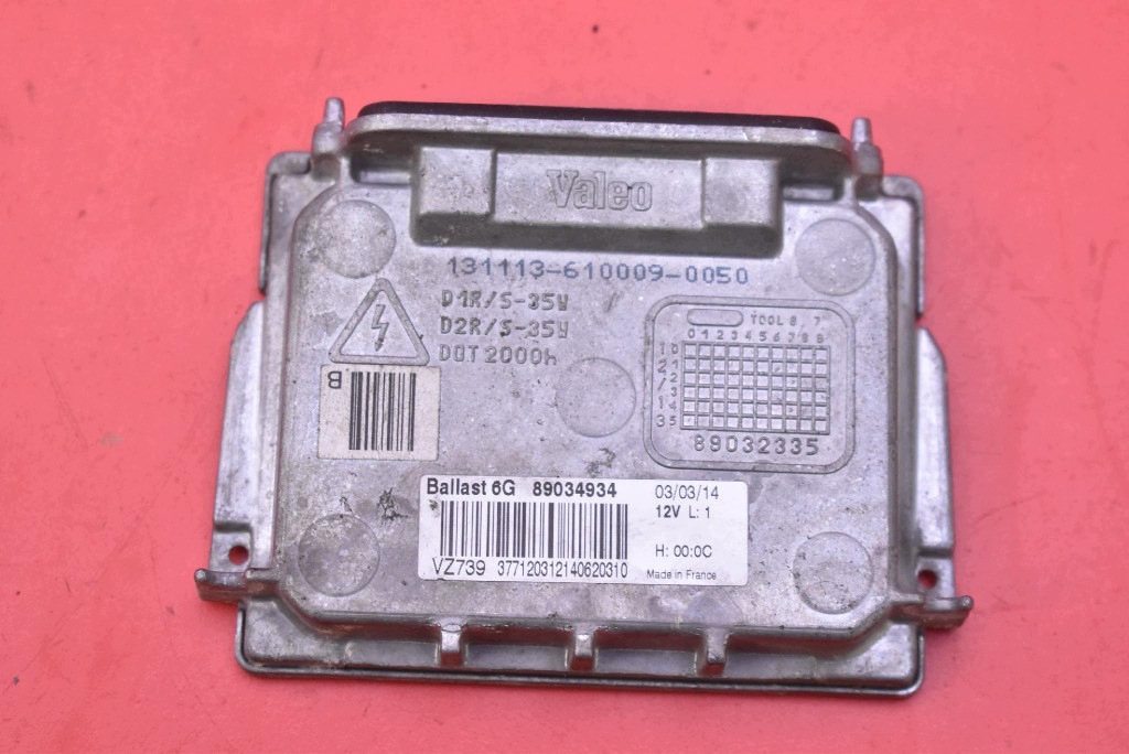 control unit XENON KSENON left 89034934 CITROEN DS5 12-15
