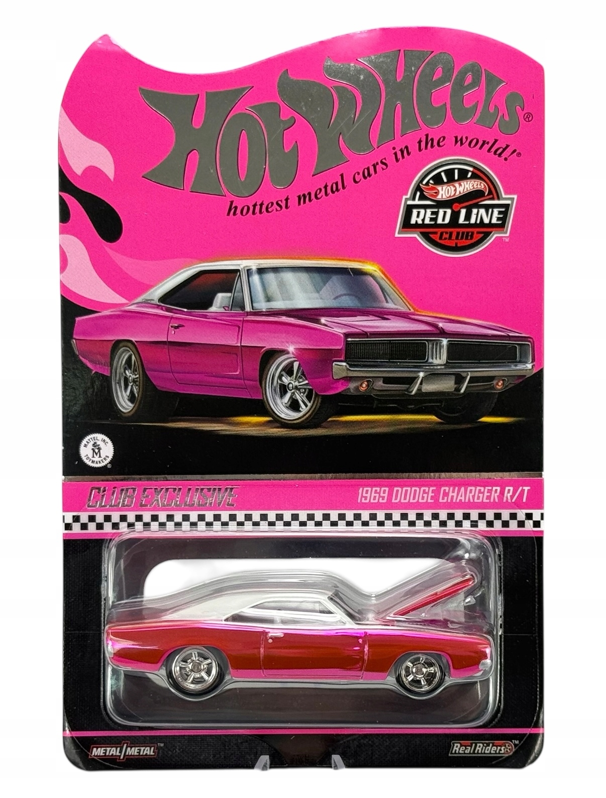 HOT WHEELS 2025 1969 DODGE CHARGER R/T RED LINE CLUB JCP32