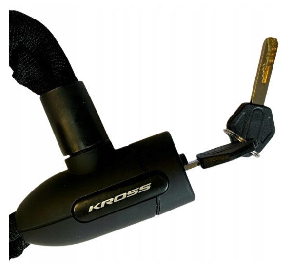 ZAPIĘCIE DO ROWERU ŁAŃCUCH Z OPLOTEM GRUBY SOLIDNY Model Zapinka rowerowa kross