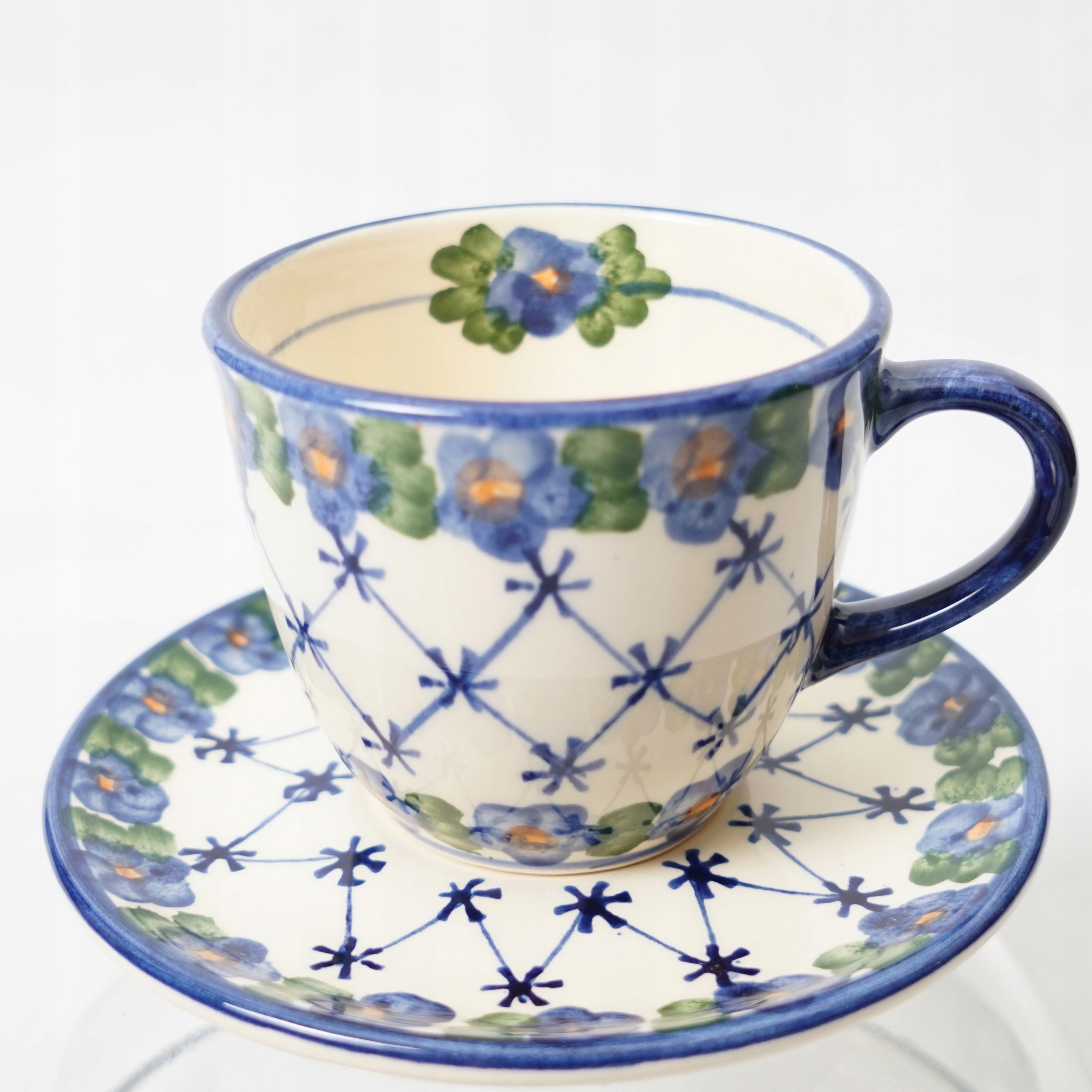 Ručně Malovaný Šálek Bolesławiec dárek