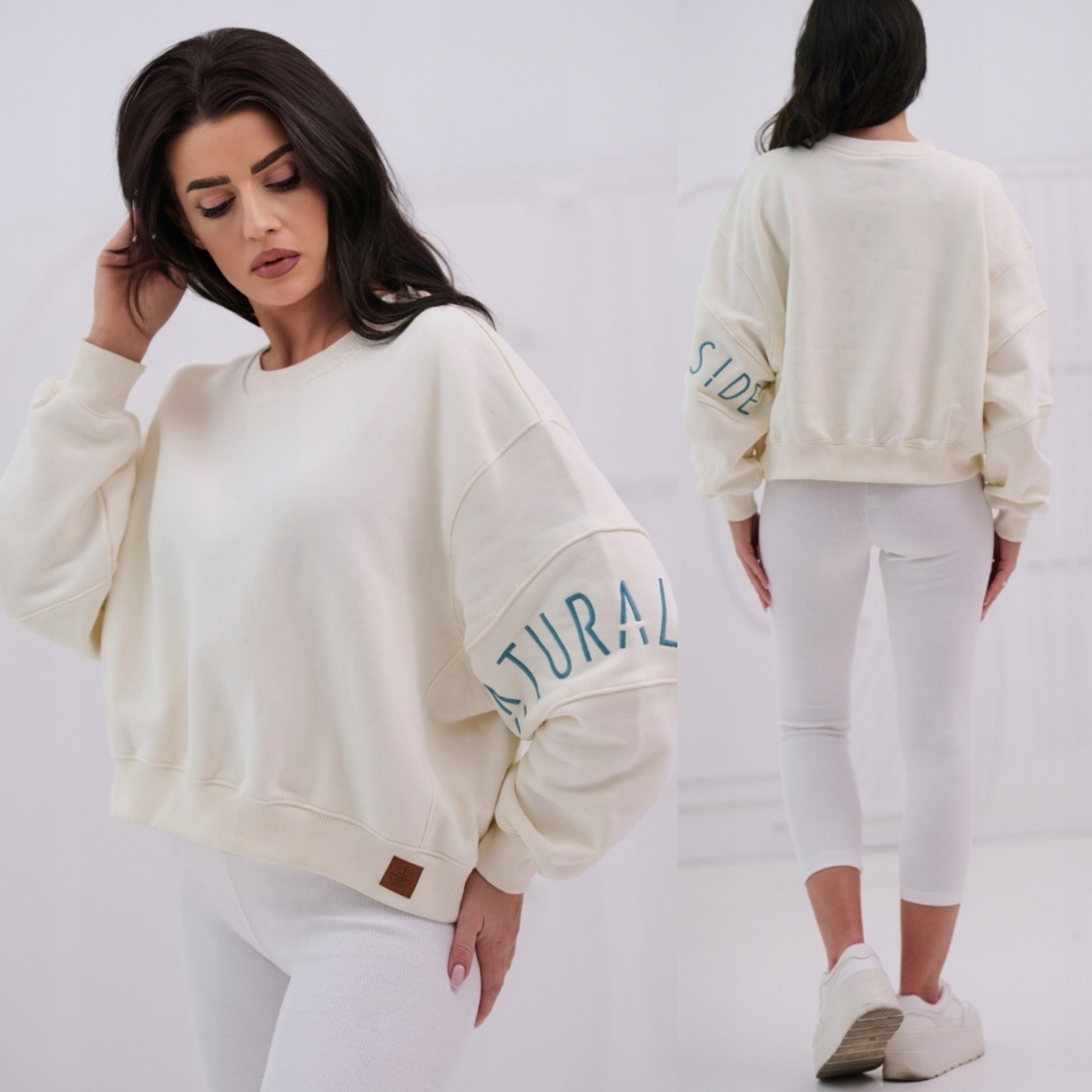 Tepláková Mikina Béžová