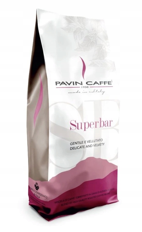 Levně Pavin Caffè Superbar 1 kg zrnková káva