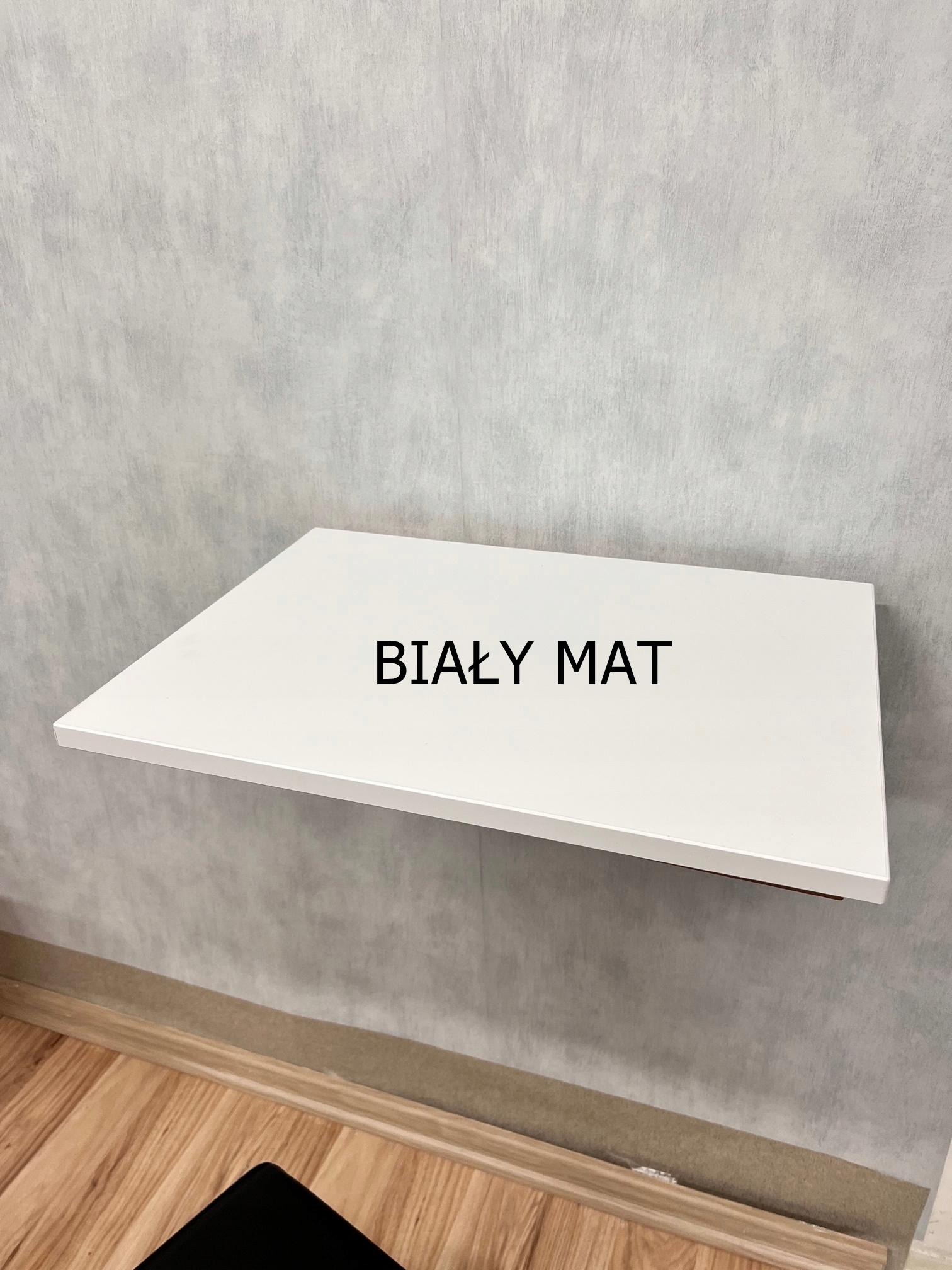 STOLIK ŚCIENNY SKŁADANY półka 80x50 cm dąb artisan Typ stolik