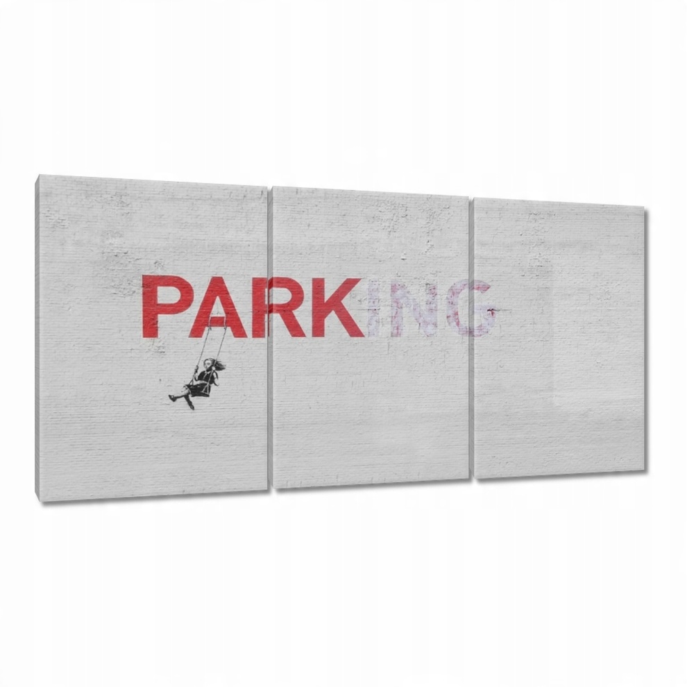 

Obrazy 120x60 Banksy Parking