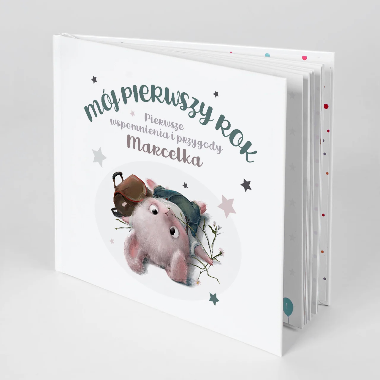 Album maluszka MÓJ PIERWSZY ROK Prezent na Roczek dla Dziecka