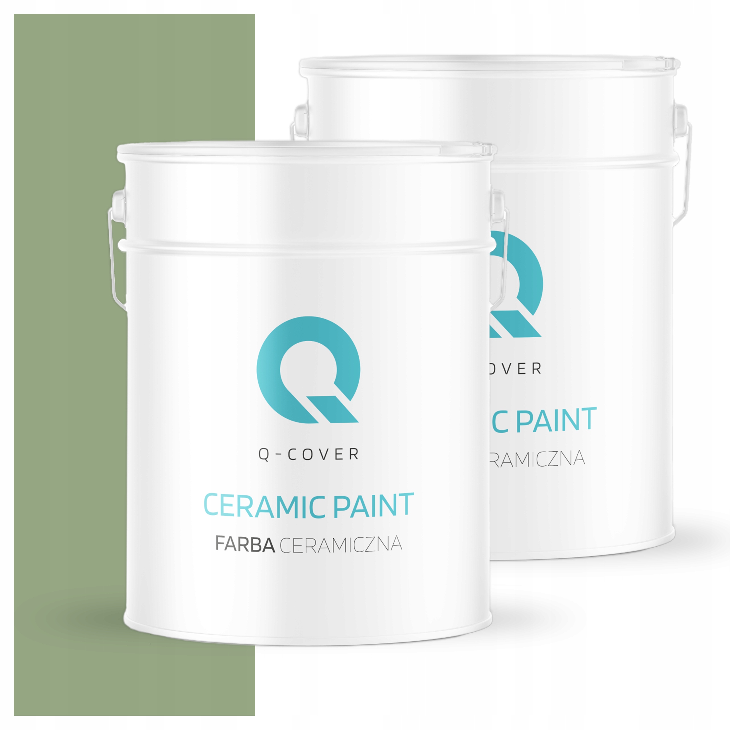 Keramická umývateľná farba na interiér 10 l Hlboká olivová matná tmavá H2036