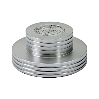 Přítlak/stabilizátor Lp s vodováhou Dynavox stříbrný