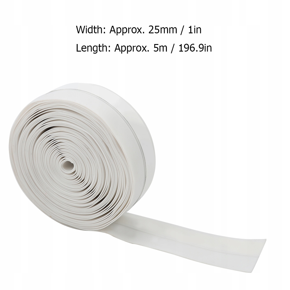 USZCZELKI USZCZELKA DO DRZWI OKIEN SAMOPRZYLEPNA TAŚMA USZCZELNIAJĄCA 5M Długość 500 cm