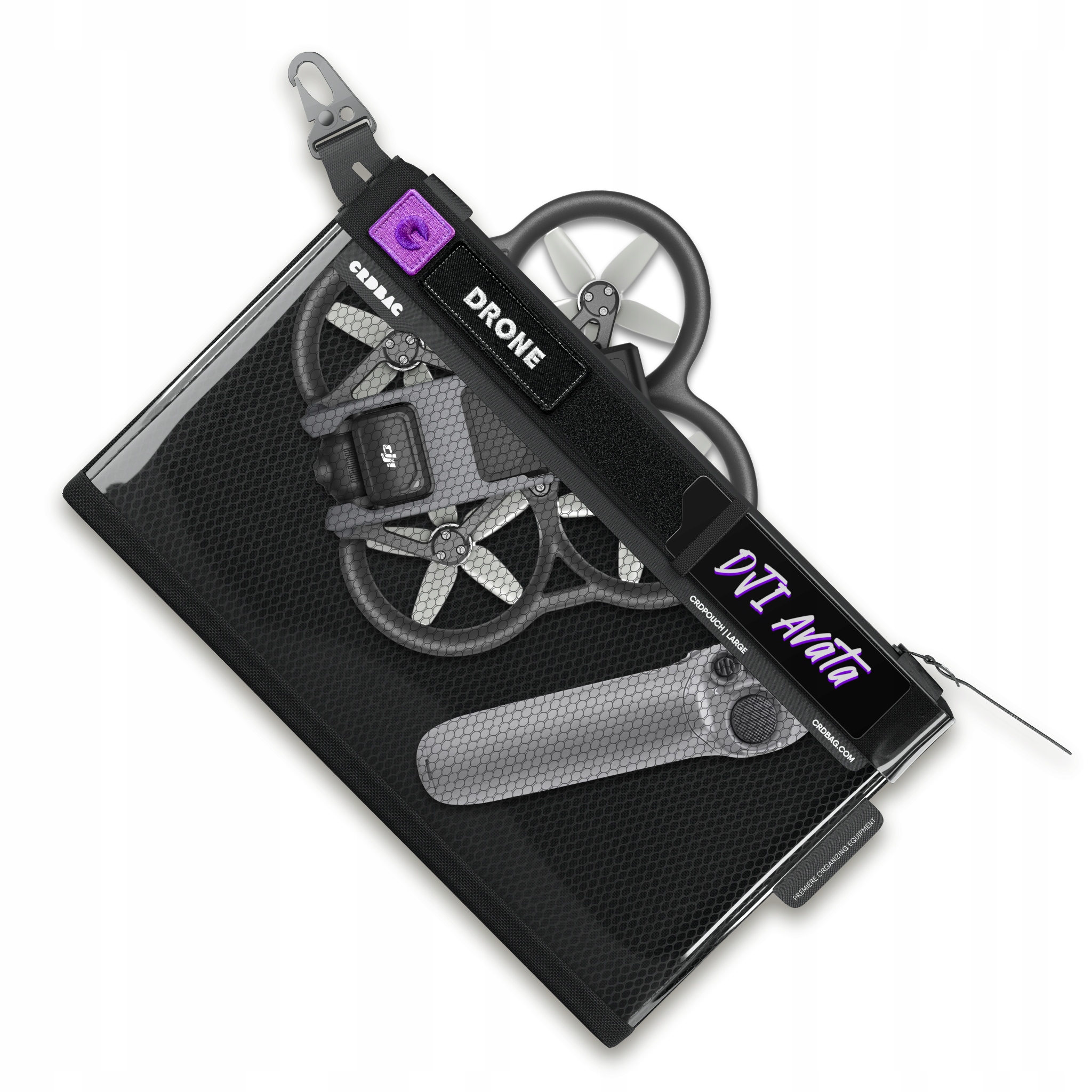 Organizér na kabely, akumulátory, baterie, příslušenství Crdpouch Large