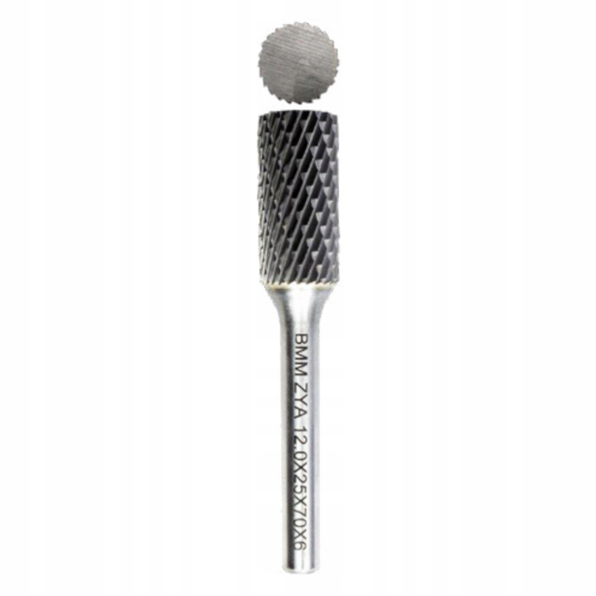 Rotační pilník Hm fréza na kov Zya válcová 16x25x70 mm Karbid slinutý