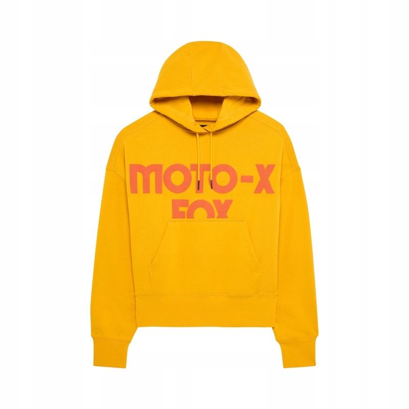 Dámska Mikina S Kapucňou Fox Moto-x Oversized Mustard (s)