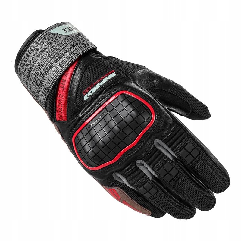 Spidi X-force motocyklové rukavice Red veľ. L
