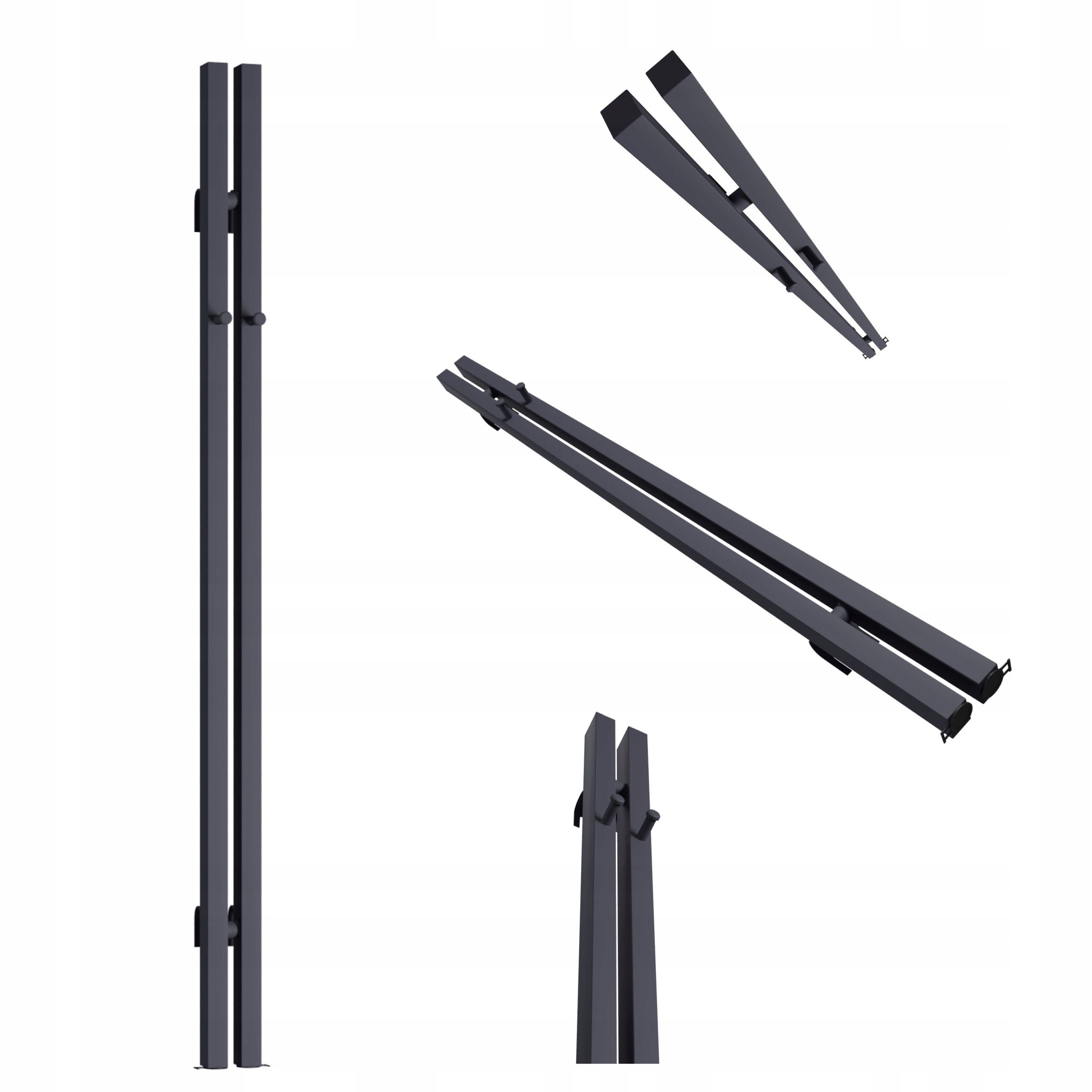 Dekorativní radiátor Bigben Hook 120x8 grafit