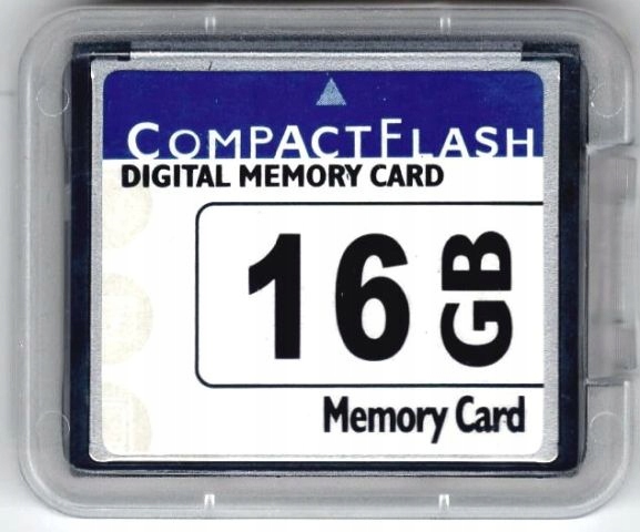 Karta pamięci Compact Flash CF 16GB CompactFlash EAN (GTIN) 731969502747