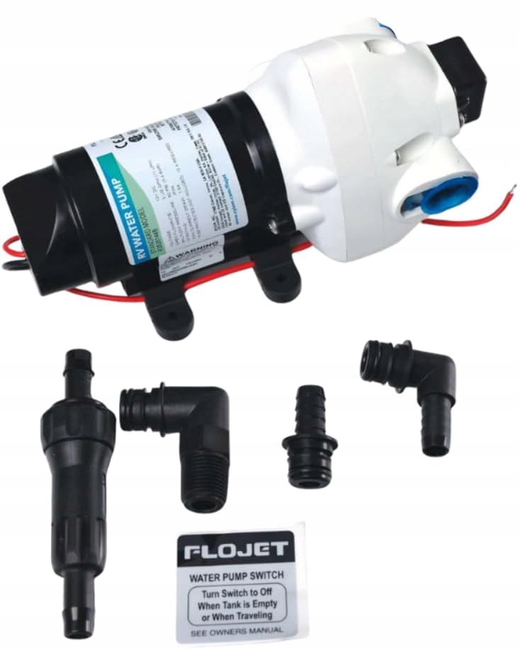 Vodná pumpa 12V 2.9GPM 50PSI membránová Flojet R03526144A
